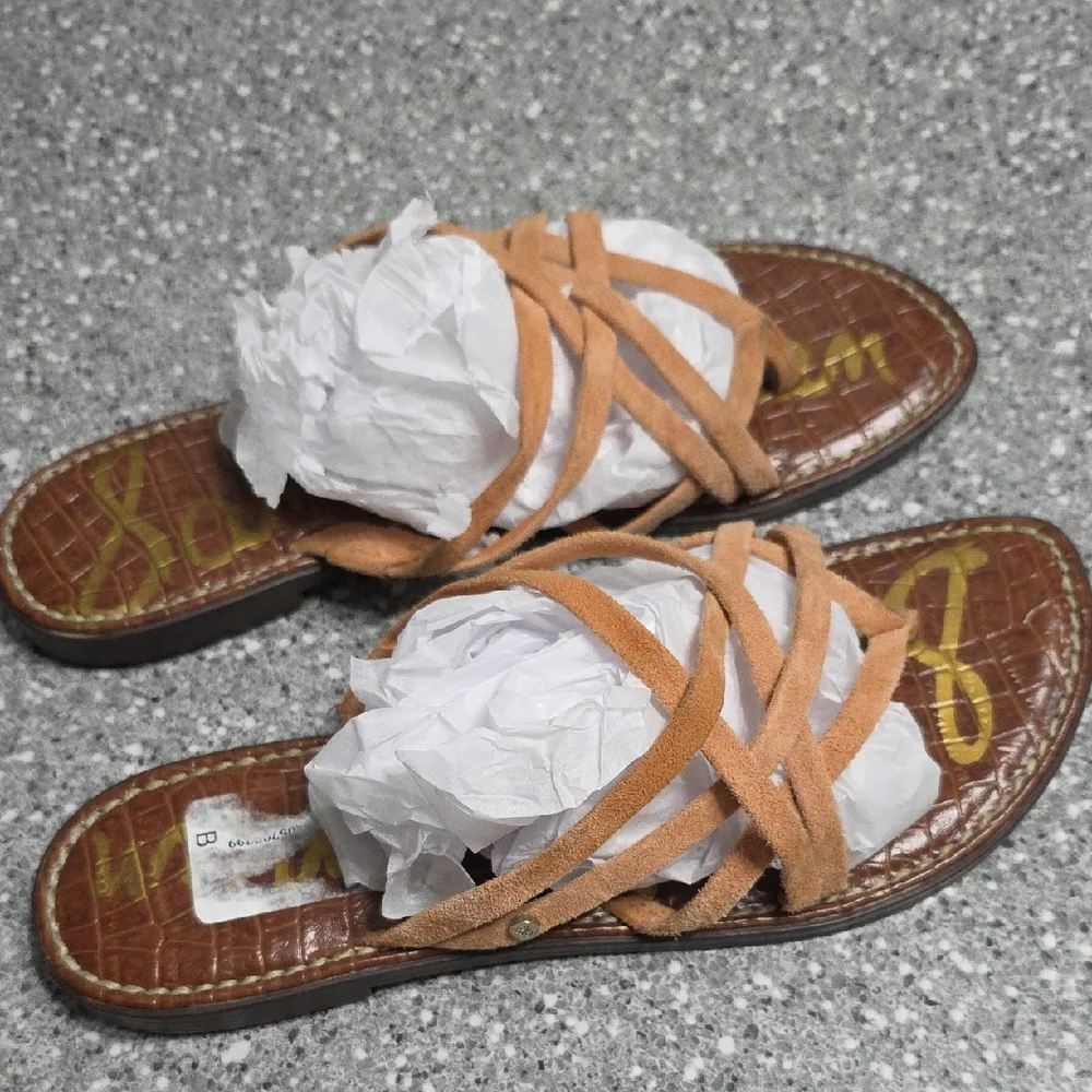 Sam Edelman Brown Strappy Sandals